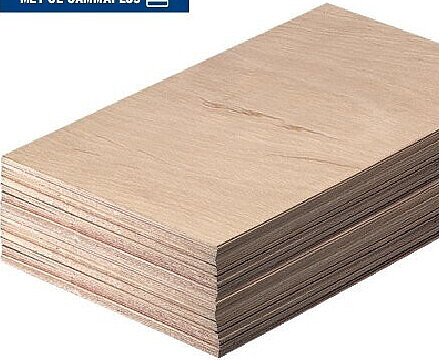 Multiplex hardhout 244x122 cm, dikte 12 mm