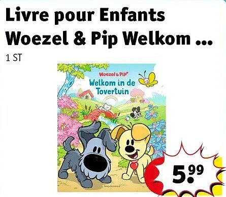 Livre pour Enfants Woezel & Pip Welkom.