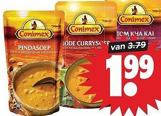 Conimex soep in zak