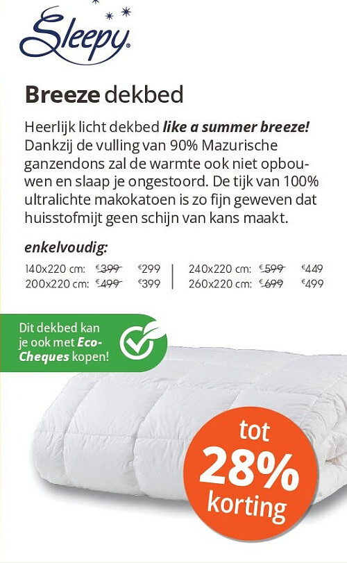 Breeze dekbed