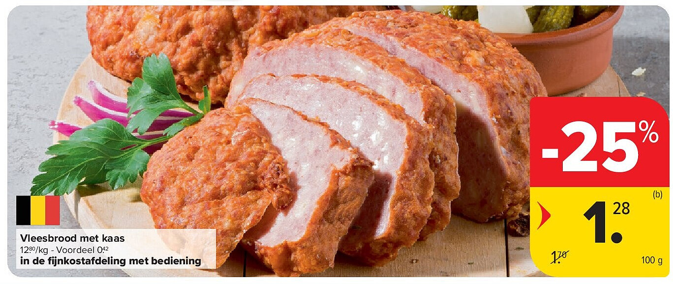 Vleesbrood met kaas