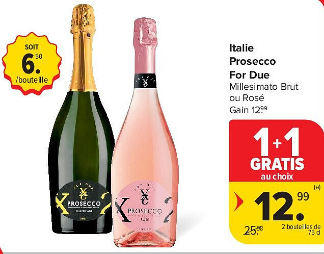 Italie Prosecco For Due