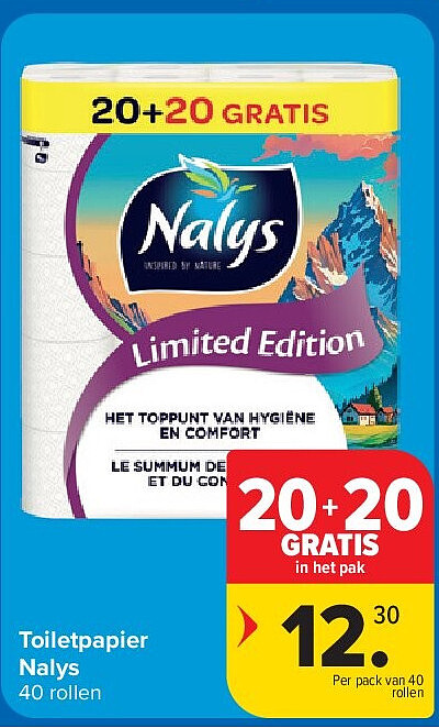 Toiletpapier Nalys