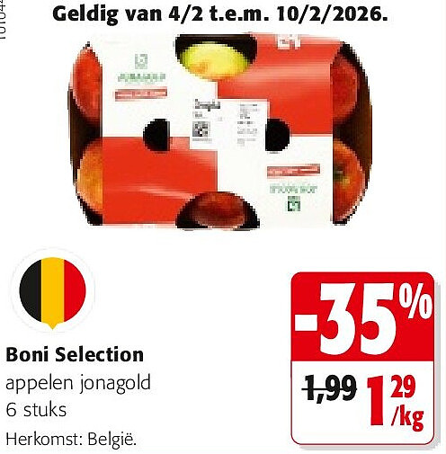 Boni Selection appelen jonagold 6 stuk