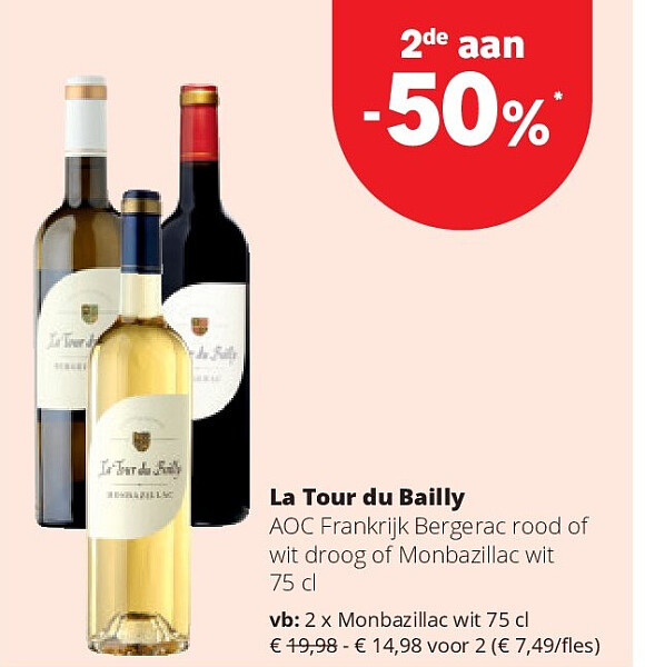 La Tour du Bailly Monbazillac wit 75 cl