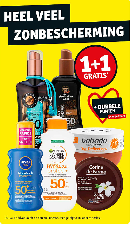 HEEL VEEL ZONBESCHERMING