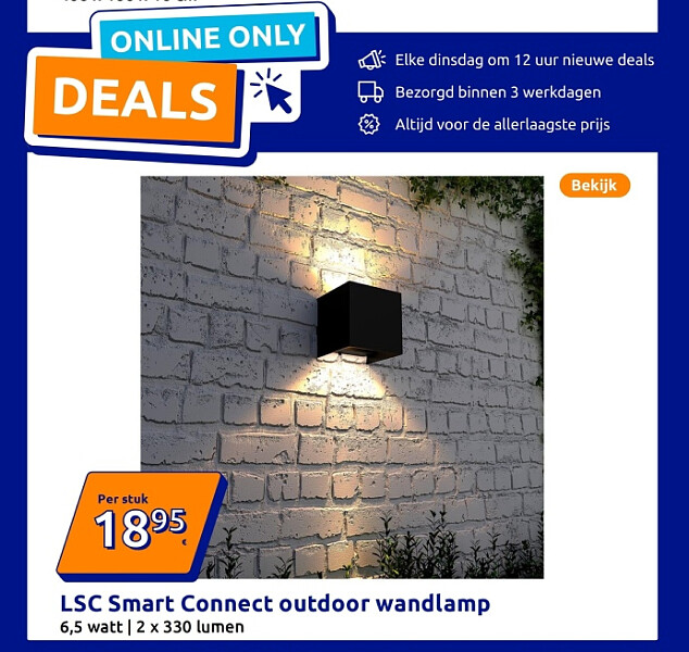 LSC Smart Connect outdoor wandlamp