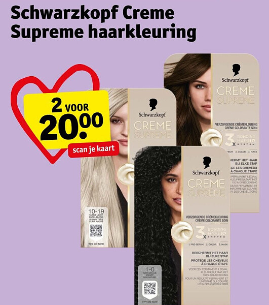 Schwarzkopf Creme Supreme haarkleuring