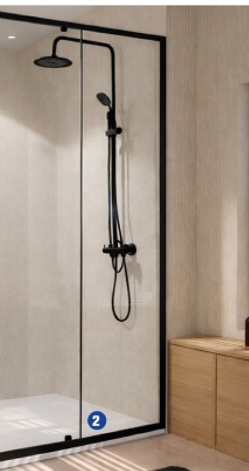 SCHUIFDEUR DOUCHE "SPOT" 100 x 185 cm