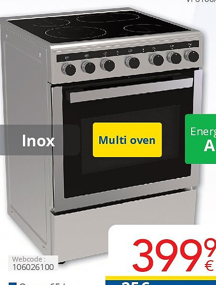 Vitrokeramisch fornuis VF6100X