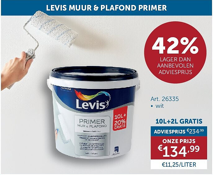 LEVIS MUUR & PLAFOND PRIMER
