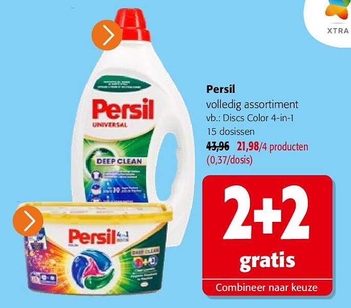 Persil Discs Color 4-in-1 15 dosissen