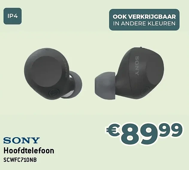 SONY Hoofdtelefoon SCWFC710NB