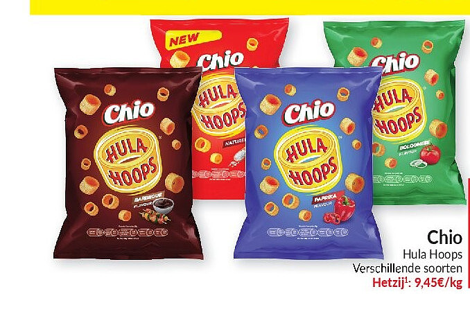 Hula Hoops 4 x 100g