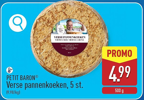 Verse pannenkoeken, 5st.