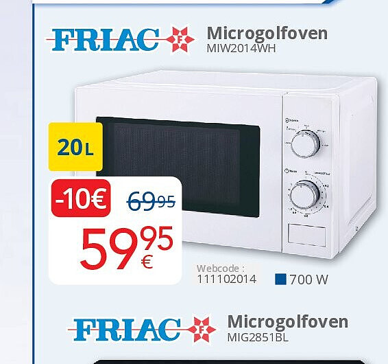 Microgolfoven MIW2014WH