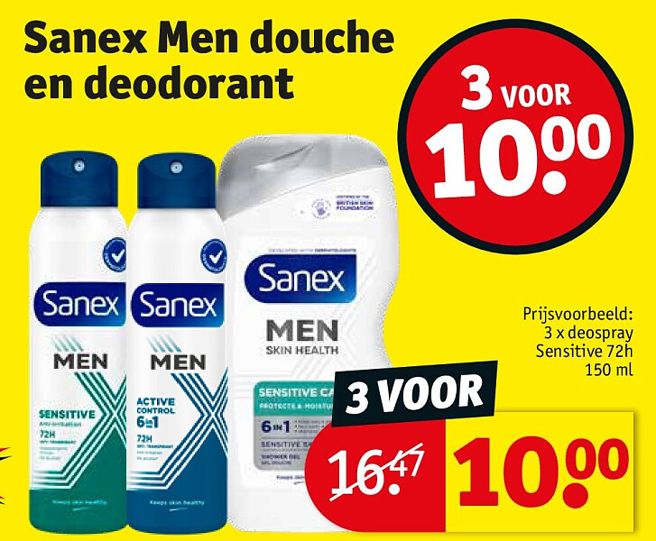 Sanex Men douche en deodorant