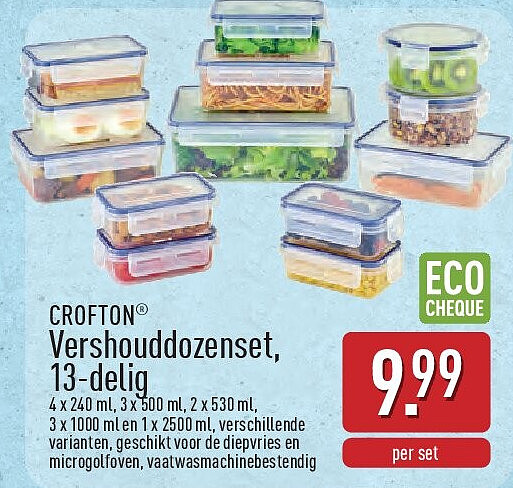 Vershouddozenset, 13-delig