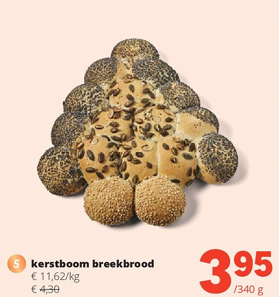 kerstboom breekbrood