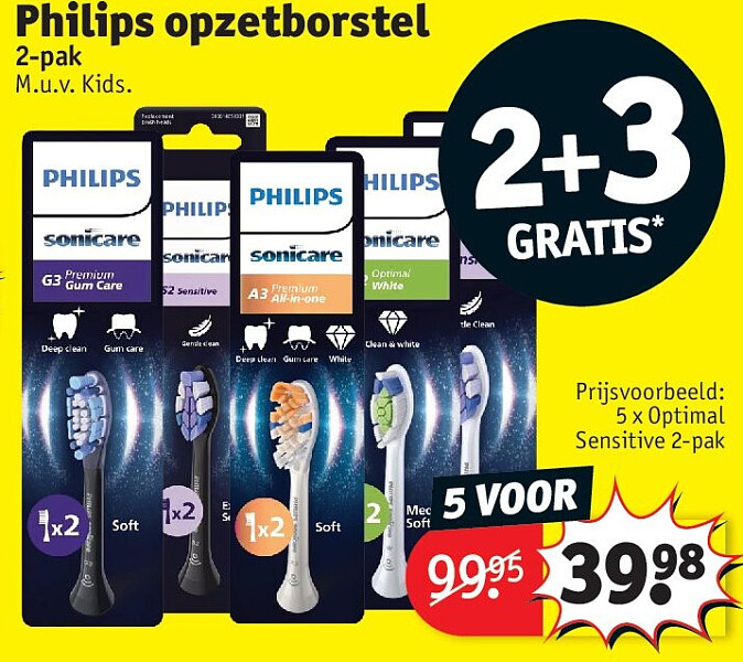 Philips opzetborstel