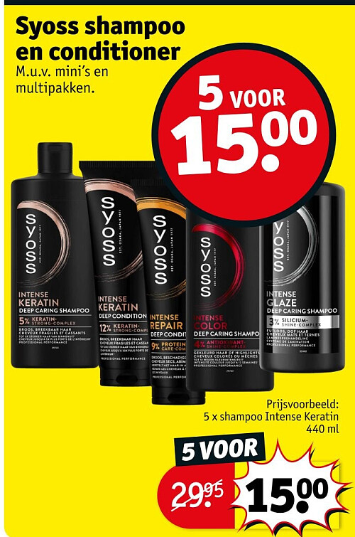 Syoss shampoo en conditioner