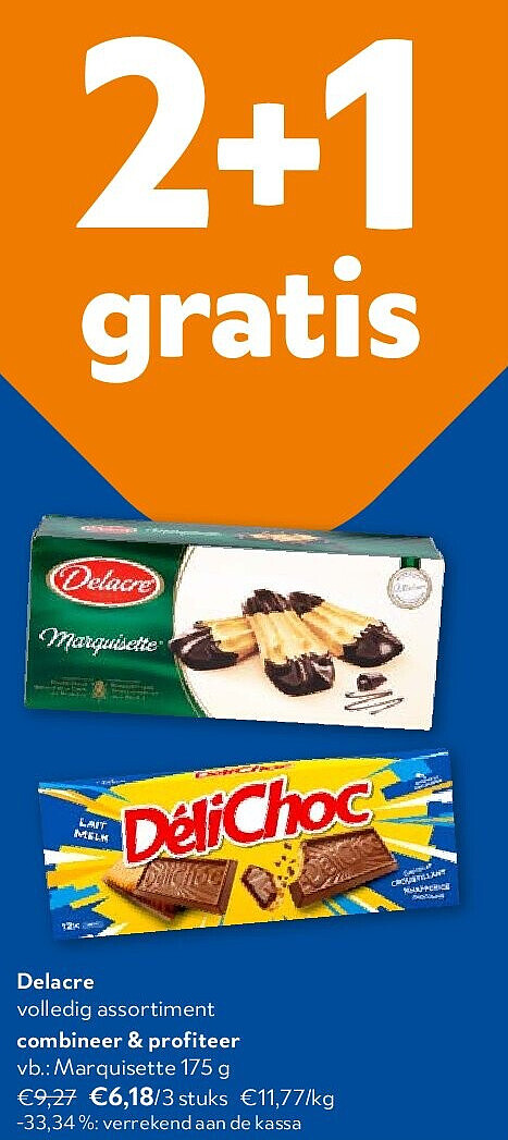 Delacre volledig assortiment