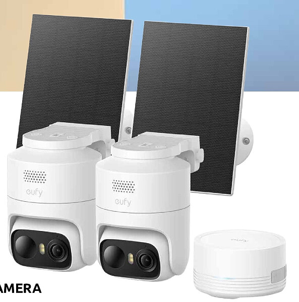 Set beveiligingscamera met zonnepaneel EUFYCAM C37