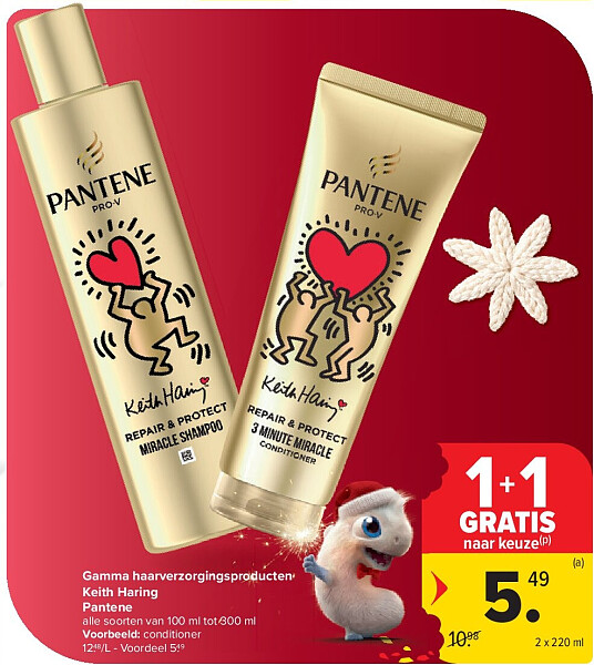 Gamma haarverzorgingsproducten Keith Haring Pantene