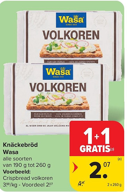 Knäckebröd Wasa