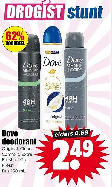 Dove deodorant