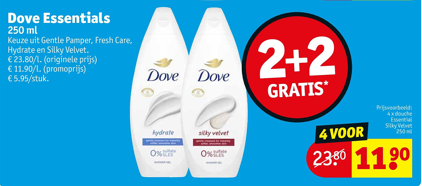 Dove Essentials 250 ml