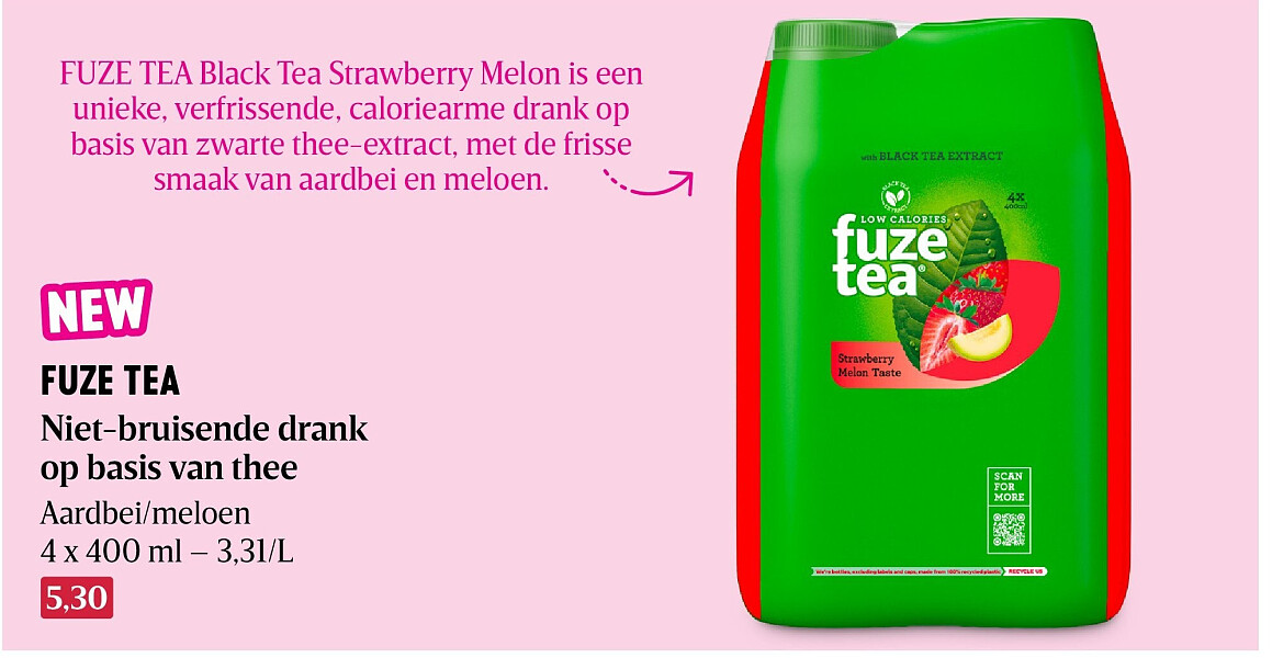 FUZE TEA Niet-bruisende drank op basis van thee