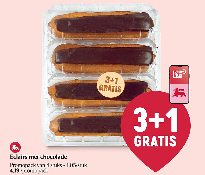 Eclairs met chocolade