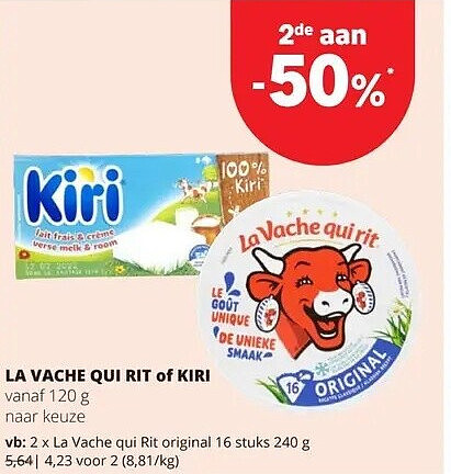 La Vache qui Rit original 16 stuks 240 g