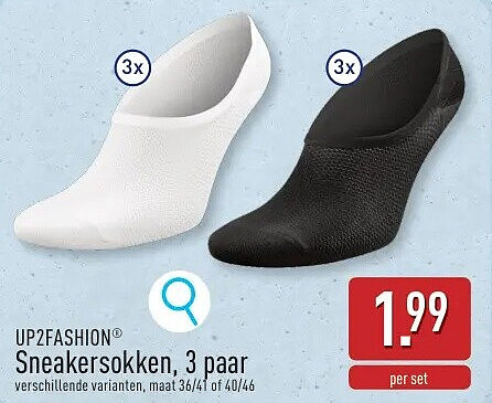 Sneakersokken, 3paar