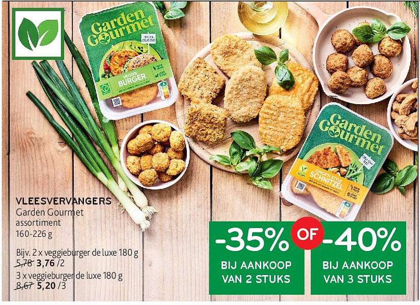 VLEESVERVANGERS veggieburger de luxe 180 g