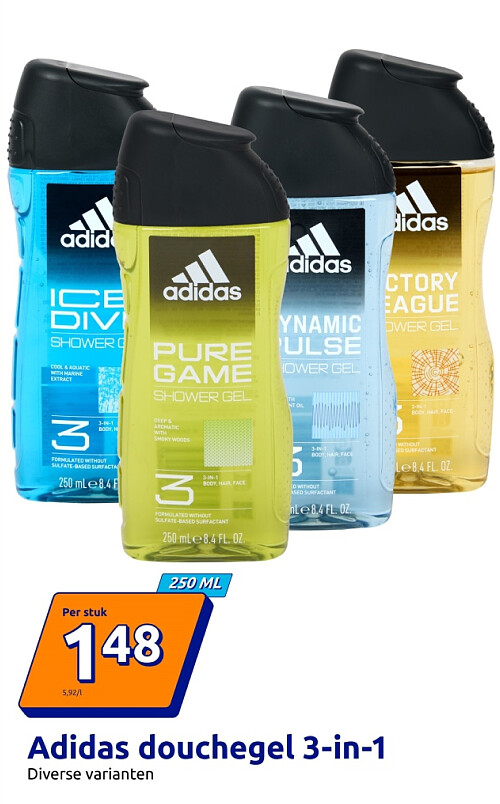 Adidas douchegel 3-in-1