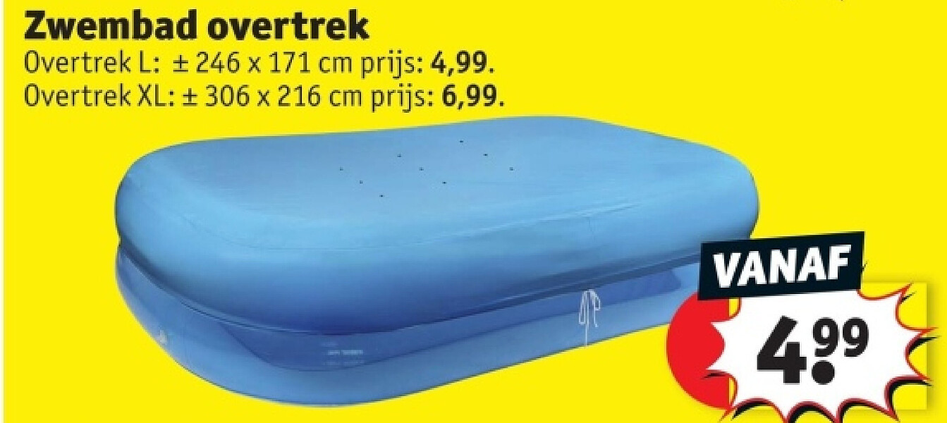 Zwembad overtrek