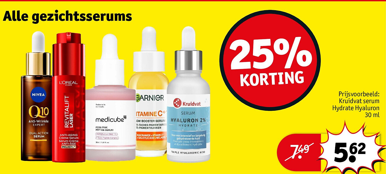 Alle gezichtsserums
