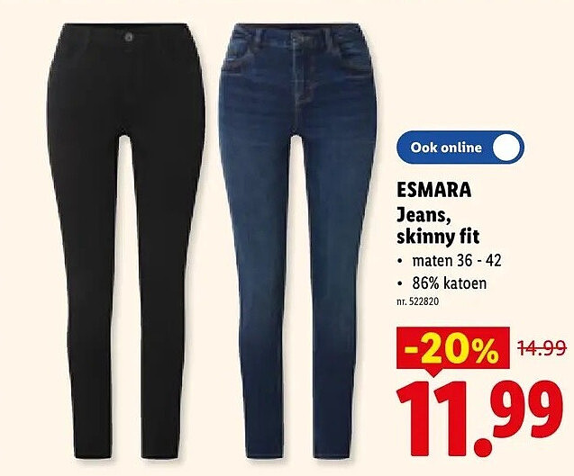 Jeans, skinny fit