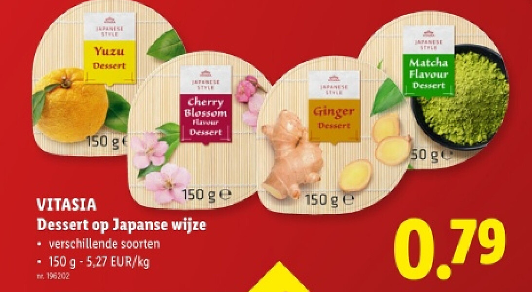 Dessert op Japanse wijze
