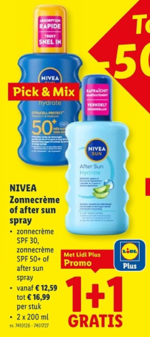 Zonnecrème of after sun spray