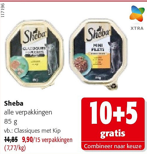 Sheba Classiques met Kip