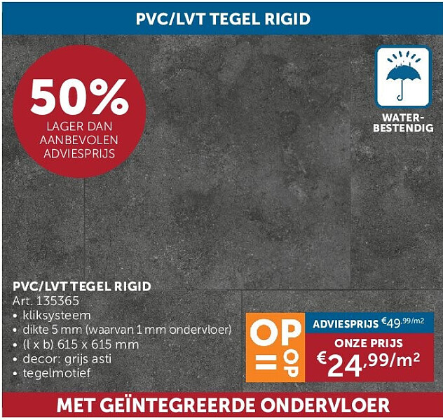 PVC/LVT TEGEL RIGID