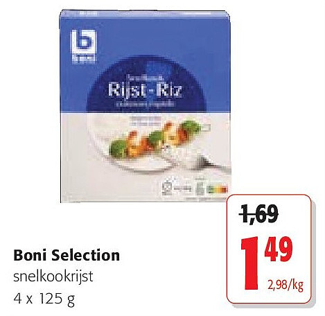 Boni Selection snelkookrijst