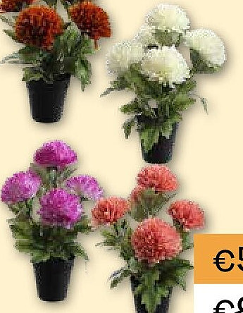 Kunststof chrysanten