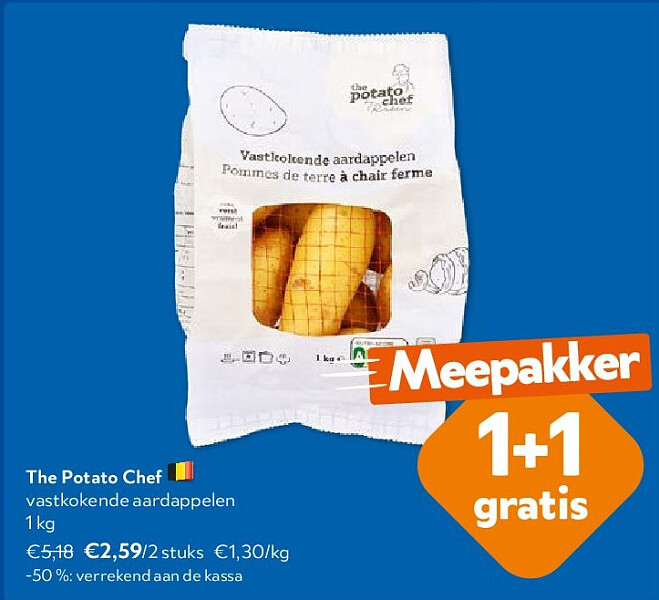 The Potato Chef vastkokende aardappelen 1 kg