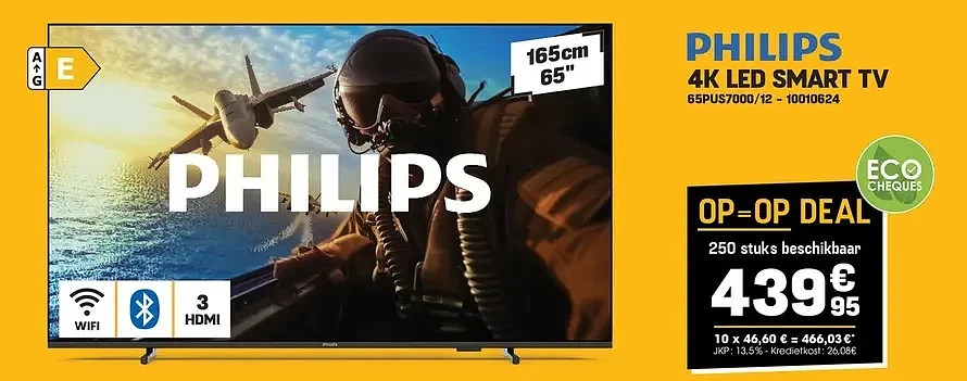 Philips 4K LED SMART TV 65PUS7000/12