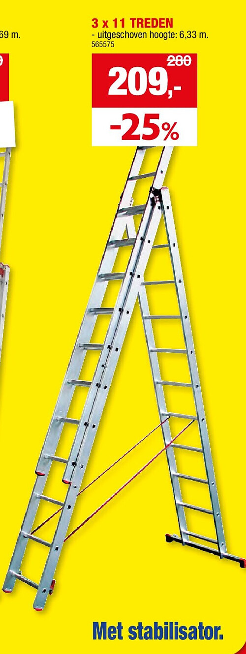 LADDER 3 x 11 TREDEN