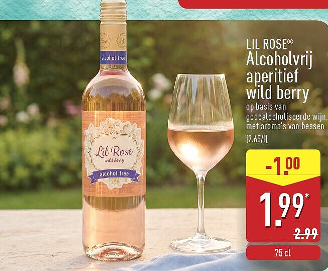 Alcoholvrij aperitief wild berry